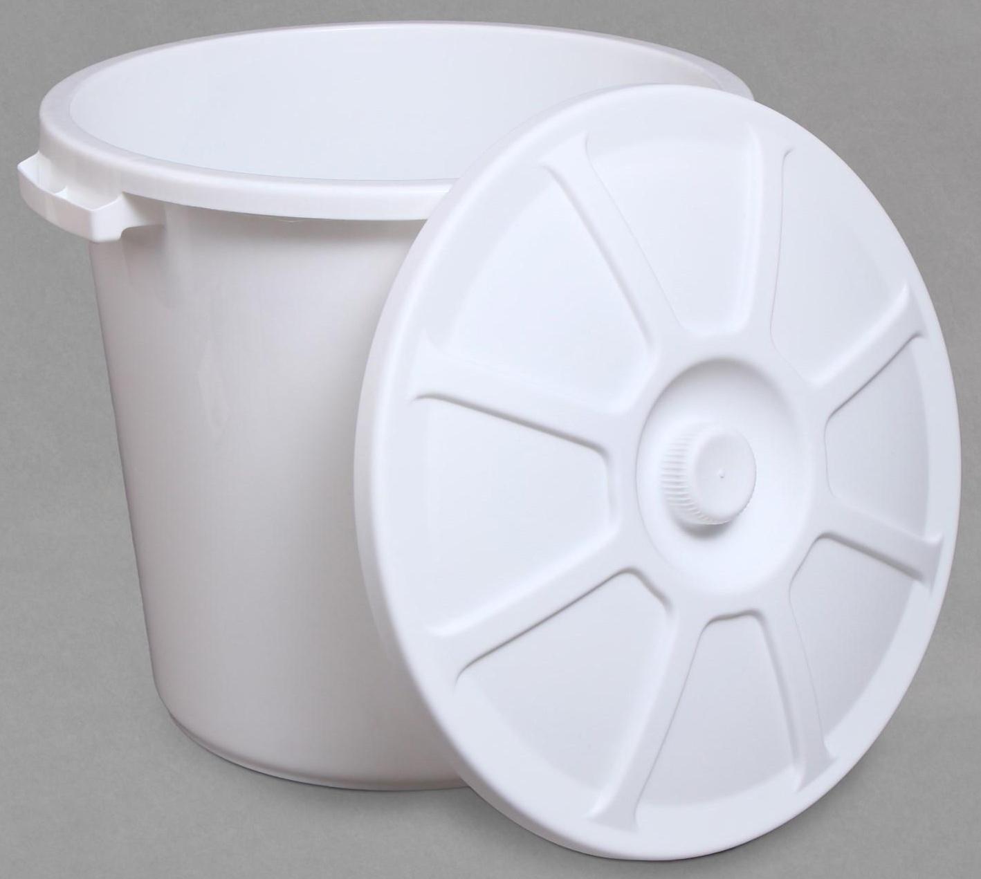 Бак пищевой, 60 л, с крышкой, МИКС