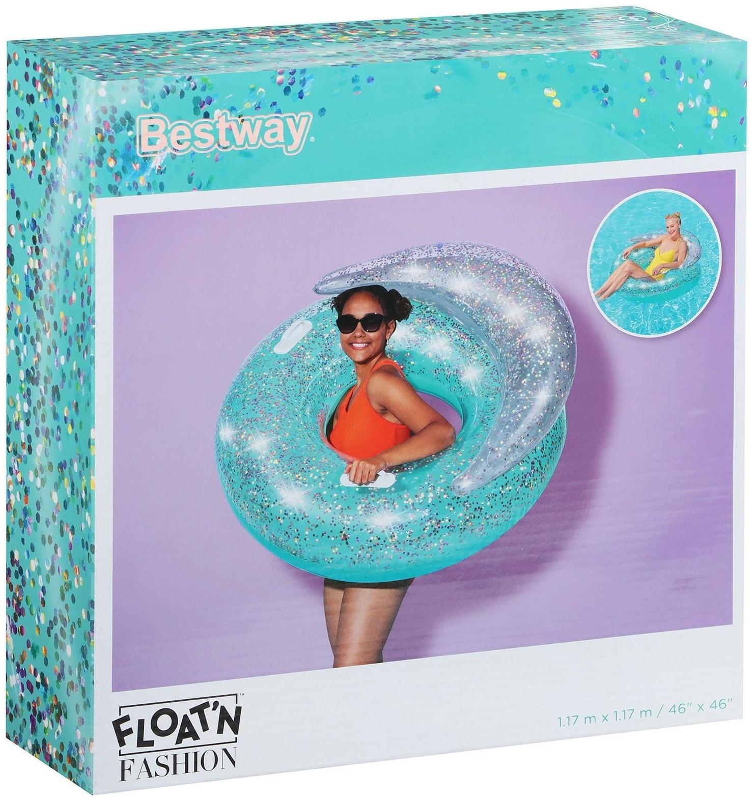 Круг для плавания Блестки 117 х 117 см 43509