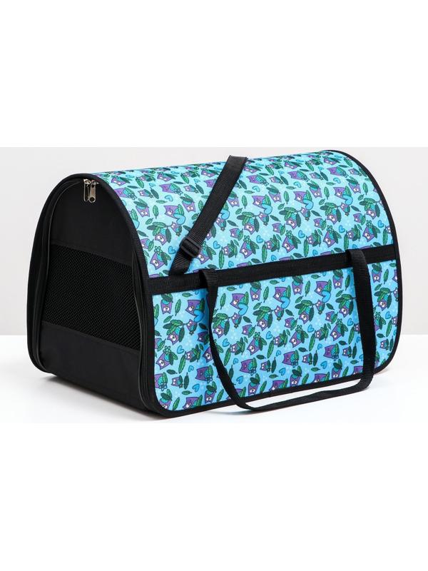 Сумка-переноска с принтом, 49 х 30 х 35 см, микс цветов