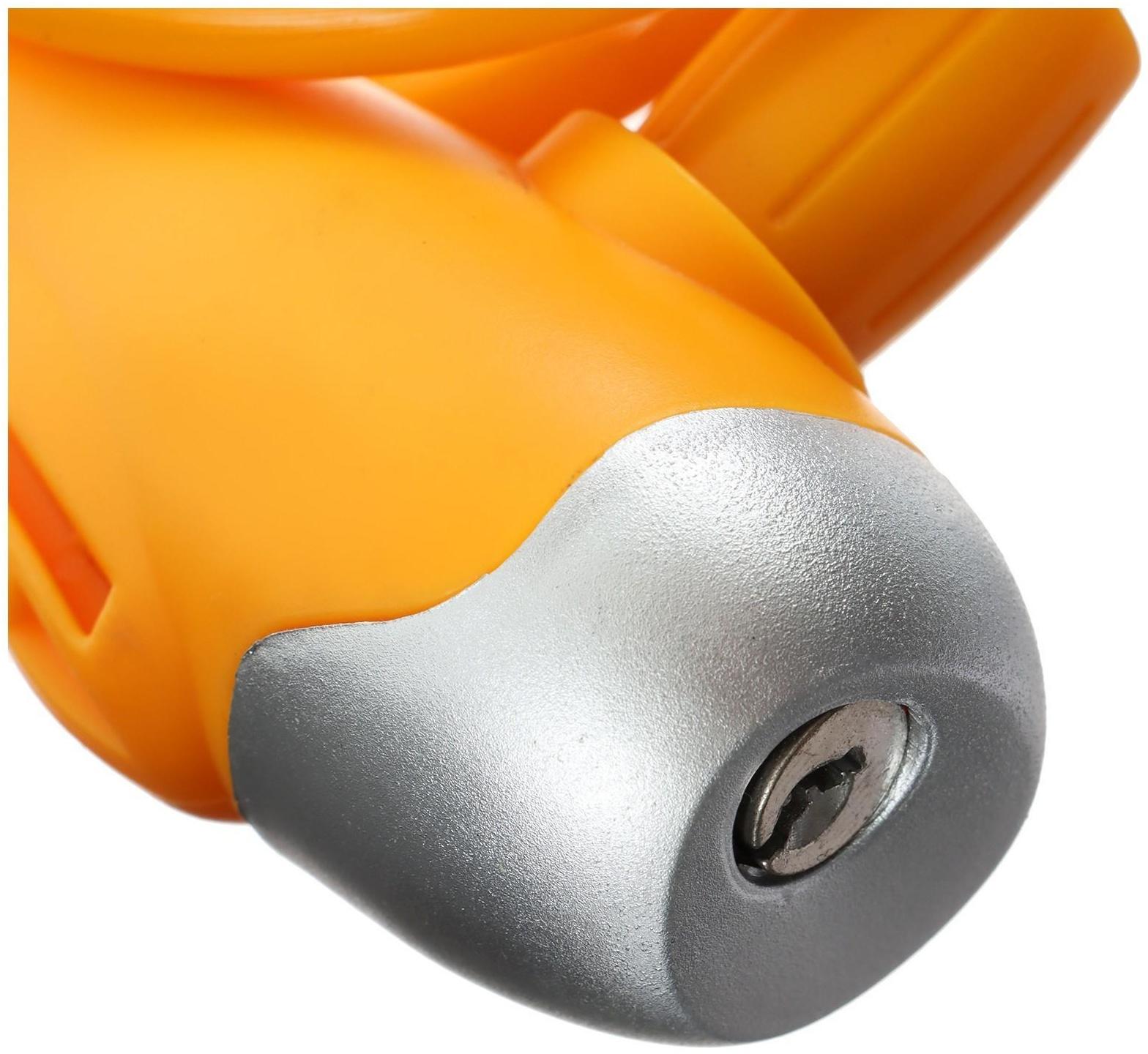 Замок для велосипеда детский Dream Bike 8x1000 мм, цвет оранжевый