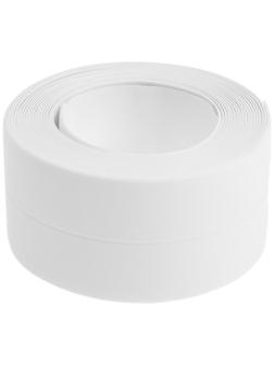 Лента бордюрная ZEIN, самоклеящаяся, для ванной комнаты, 3.8 х 320 см, белая