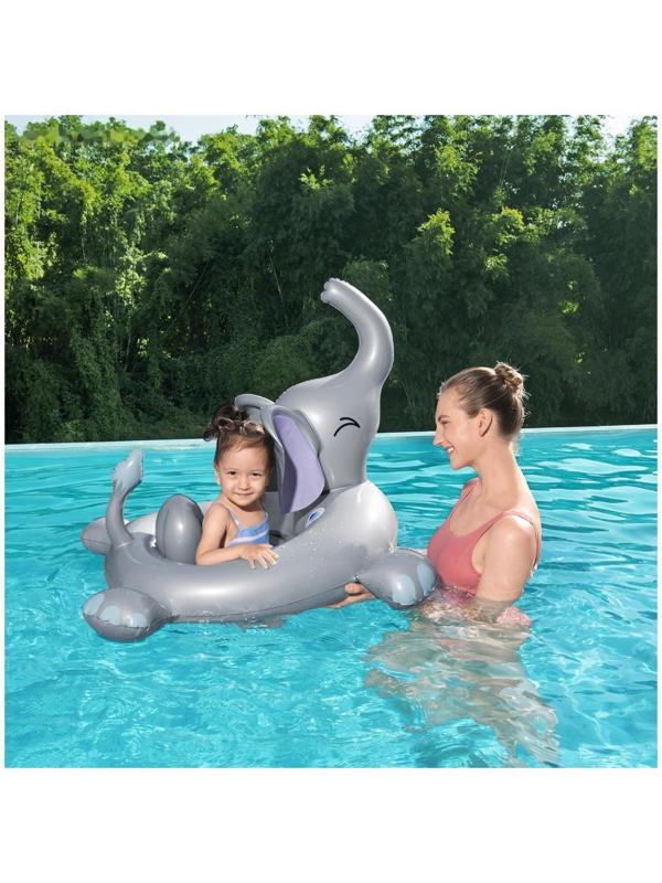 Лодочка надувная Funspeakers Elephant Baby Boat 96,5 х 84 см, со встроен.динамиком 34152