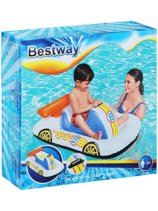 Лодочка надувная Funspeakers Police Car Baby Boat, р. 110 х 75 см, 41480