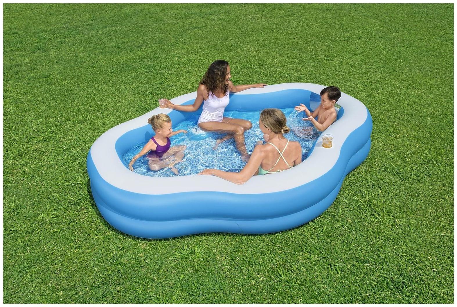 Бассейн надувной Семейный 270 х 198 х 51 см 54409