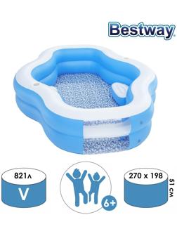 Бассейн надувной Семейный 270 х 198 х 51 см 54409