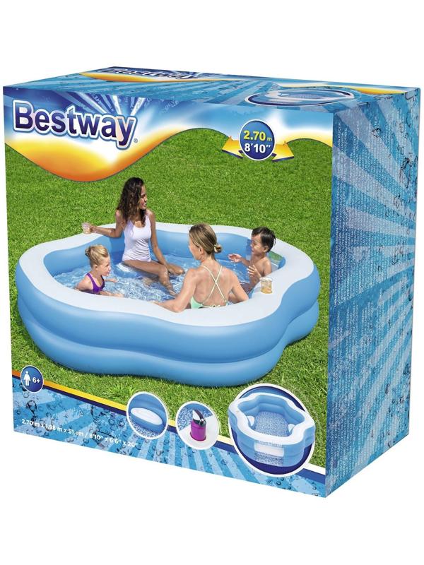 Бассейн надувной Семейный 270 х 198 х 51 см 54409