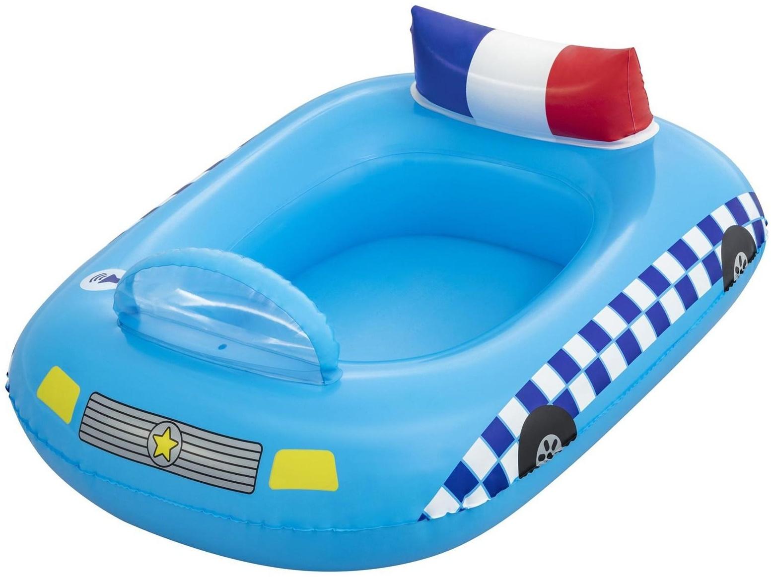 Лодочка надувная Funspeakers Police Car Baby Boat 97 x 74 см, со встроен. динамиком 34153