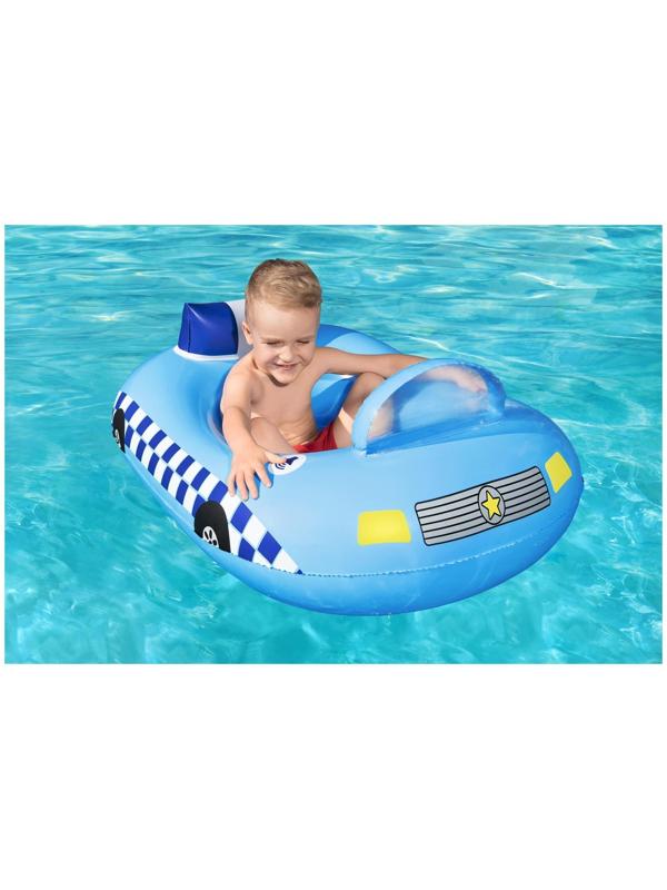 Лодочка надувная Funspeakers Police Car Baby Boat 97 x 74 см, со встроен. динамиком 34153