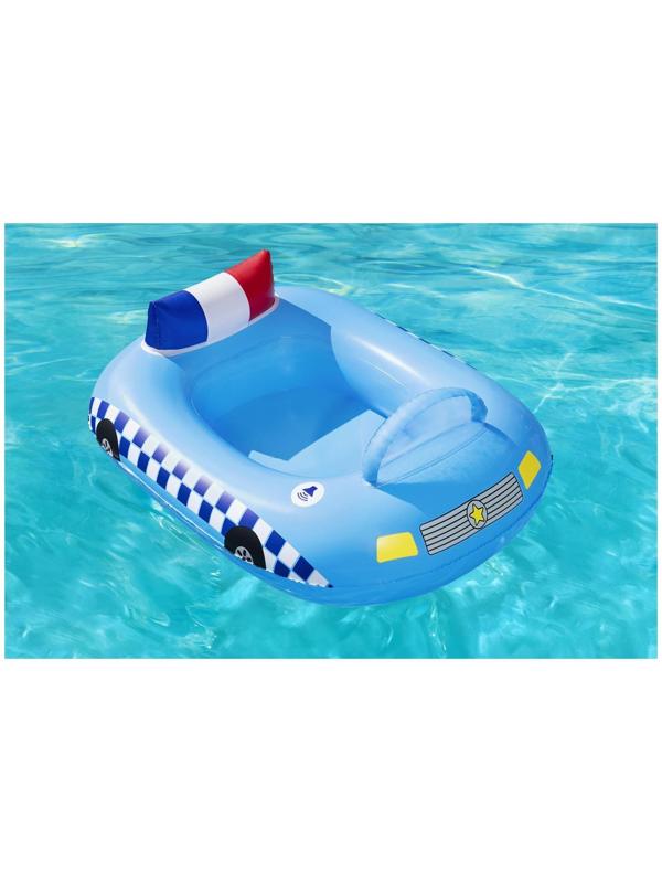 Лодочка надувная Funspeakers Police Car Baby Boat 97 x 74 см, со встроен. динамиком 34153