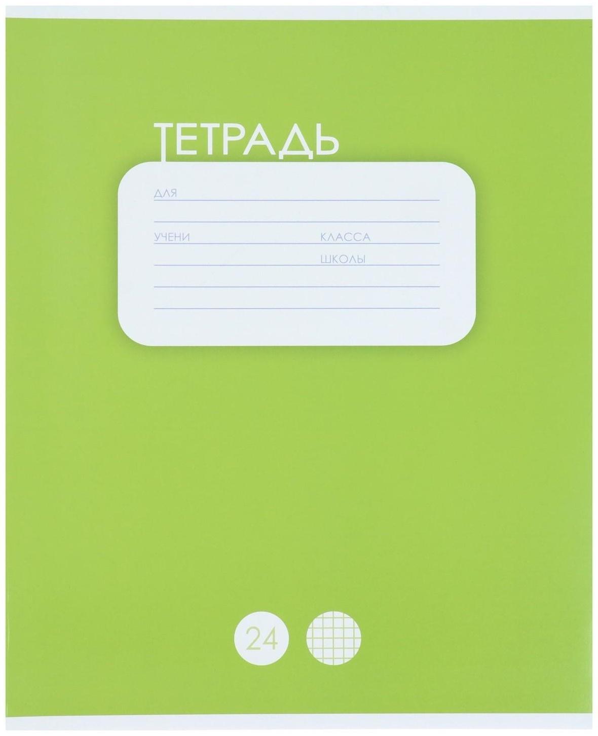 Тетрадь 24 листа в клетку Calligrata 