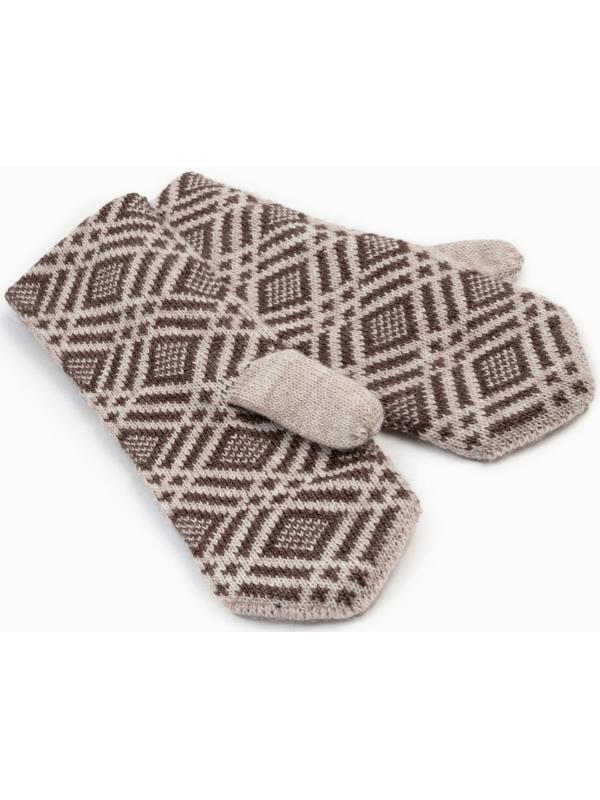 Варежки женские, цвет светло-серый, размер 18