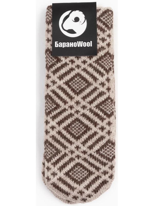 Варежки женские, цвет светло-серый, размер 18