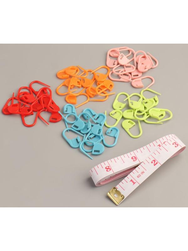 Набор для вязания, 65 предметов, в футляре