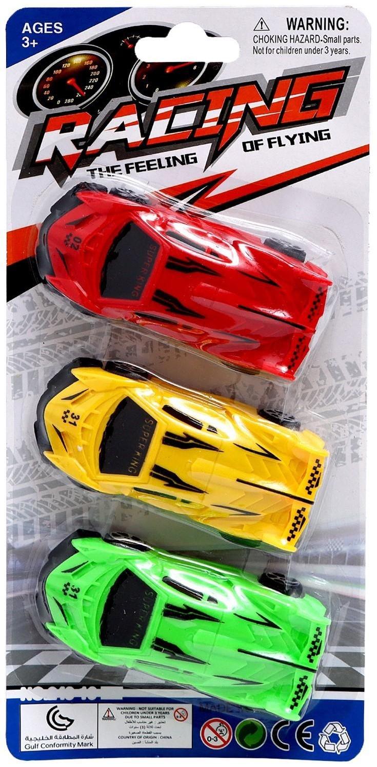 Набор инерционных машин «Рейсер», 3 штуки, МИКС