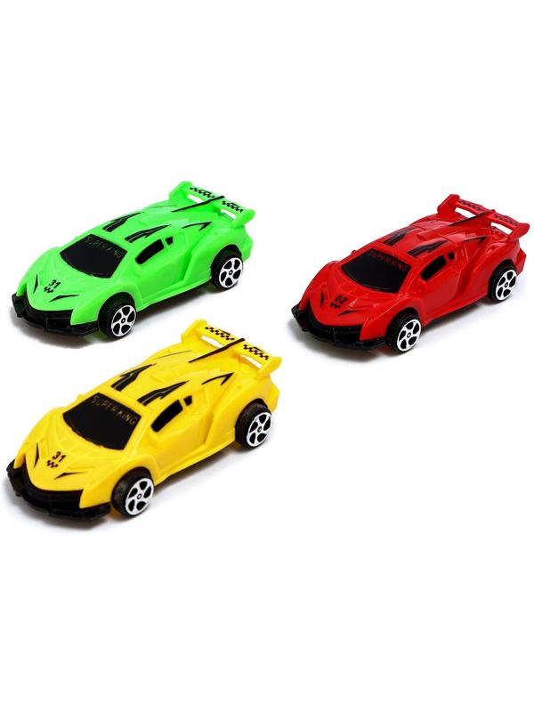 Набор инерционных машин «Рейсер», 3 штуки, МИКС