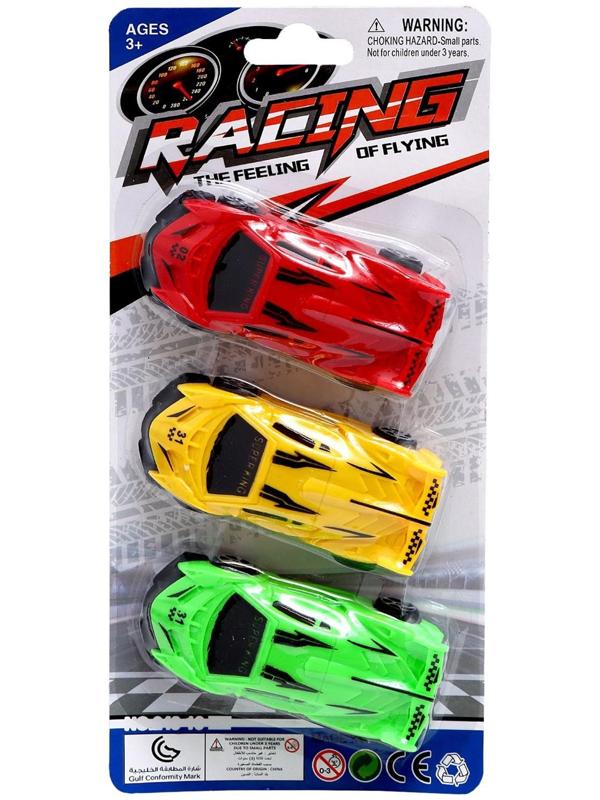 Набор инерционных машин «Рейсер», 3 штуки, МИКС