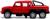 Машина металлическая «Джип 6X6», 1:32, инерция, цвет красный