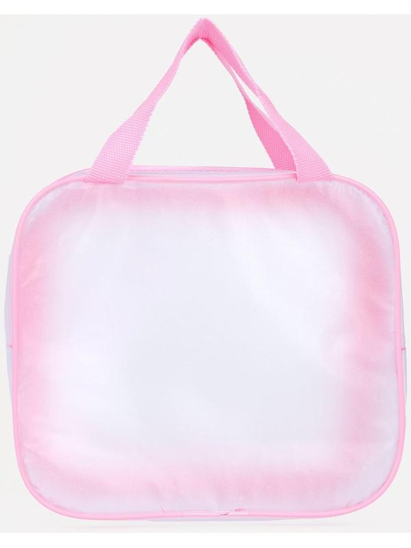 Сумка на молнии, цвет розовый