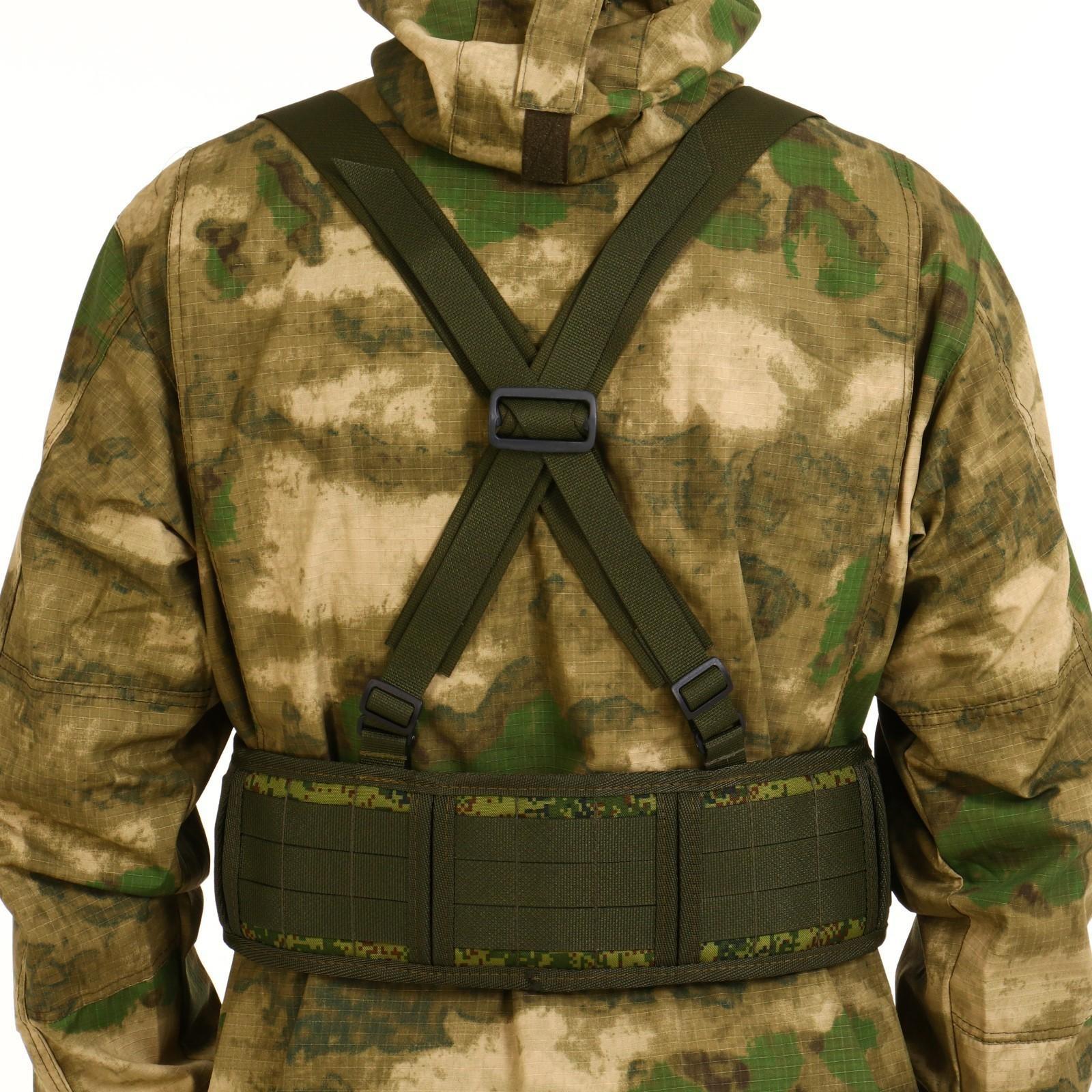 Пояс разгрузочный, тактический, с лямками, оксфорд 600, цифра, 86 см