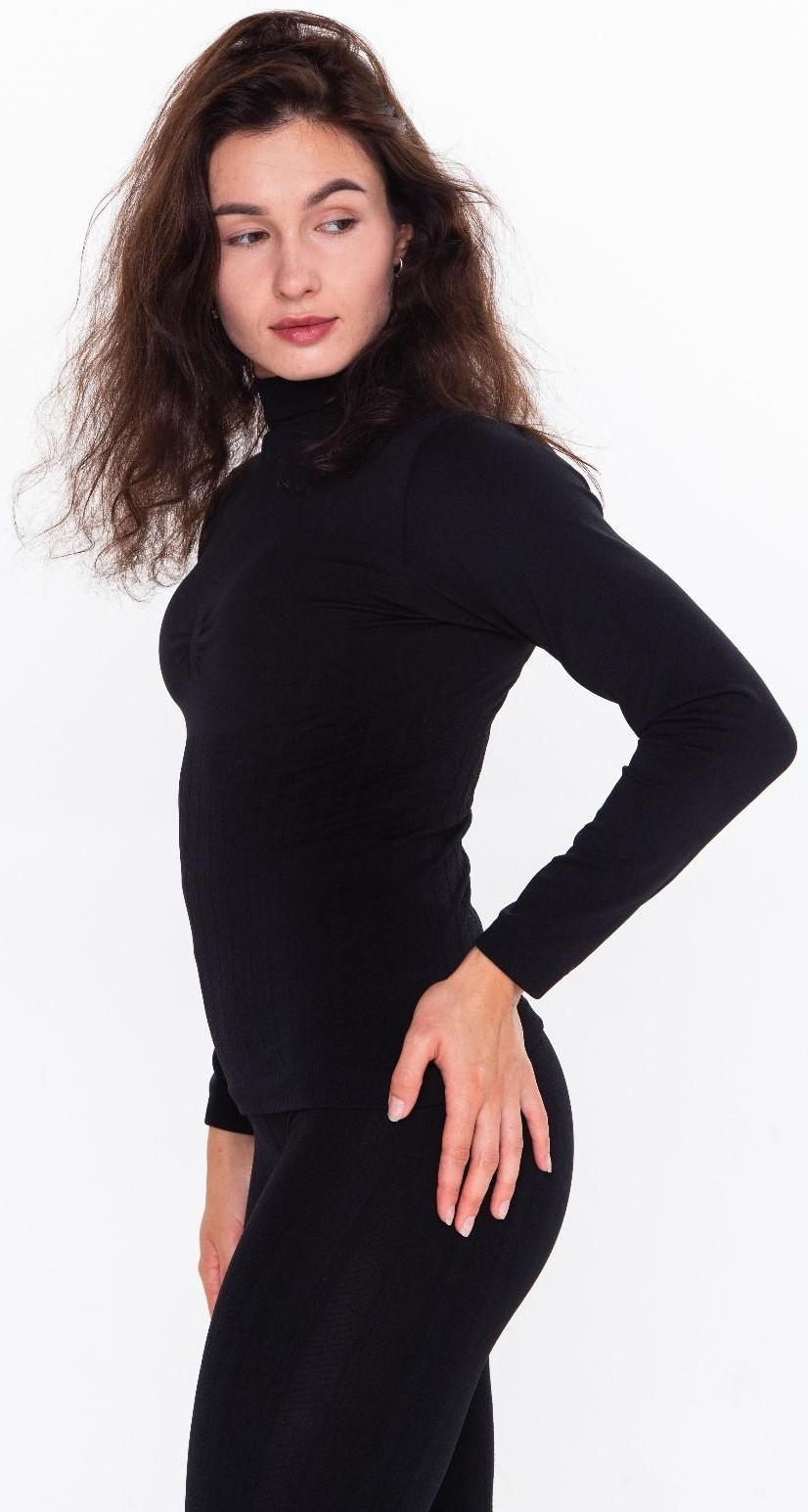 Термобельё женское (джемпер, леггинсы), цвет чёрный, размер 56 (2XL)