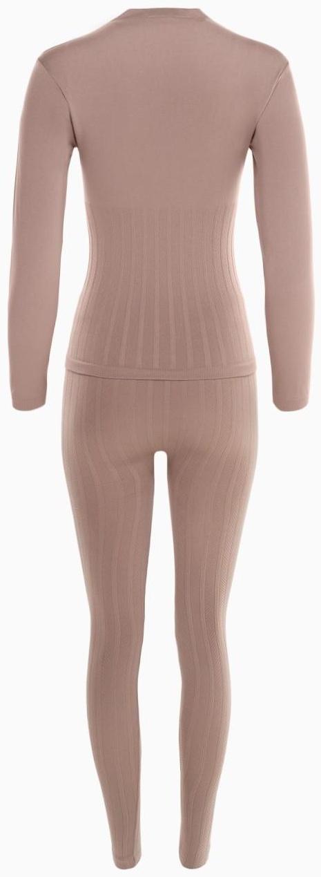 Термобельё женское (джемпер, леггинсы), цвет кофейный, размер 50-52 (L)