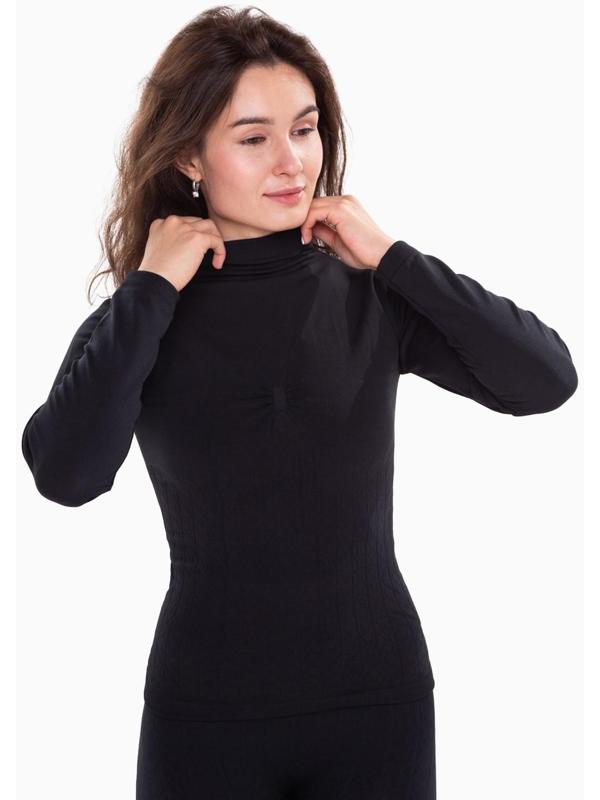 Термобельё женское НАЧЁС (джемпер), цвет чёрный, размер 52-54 (XL)