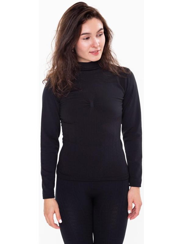Термобельё женское НАЧЁС (джемпер), цвет чёрный, размер 52-54 (XL)