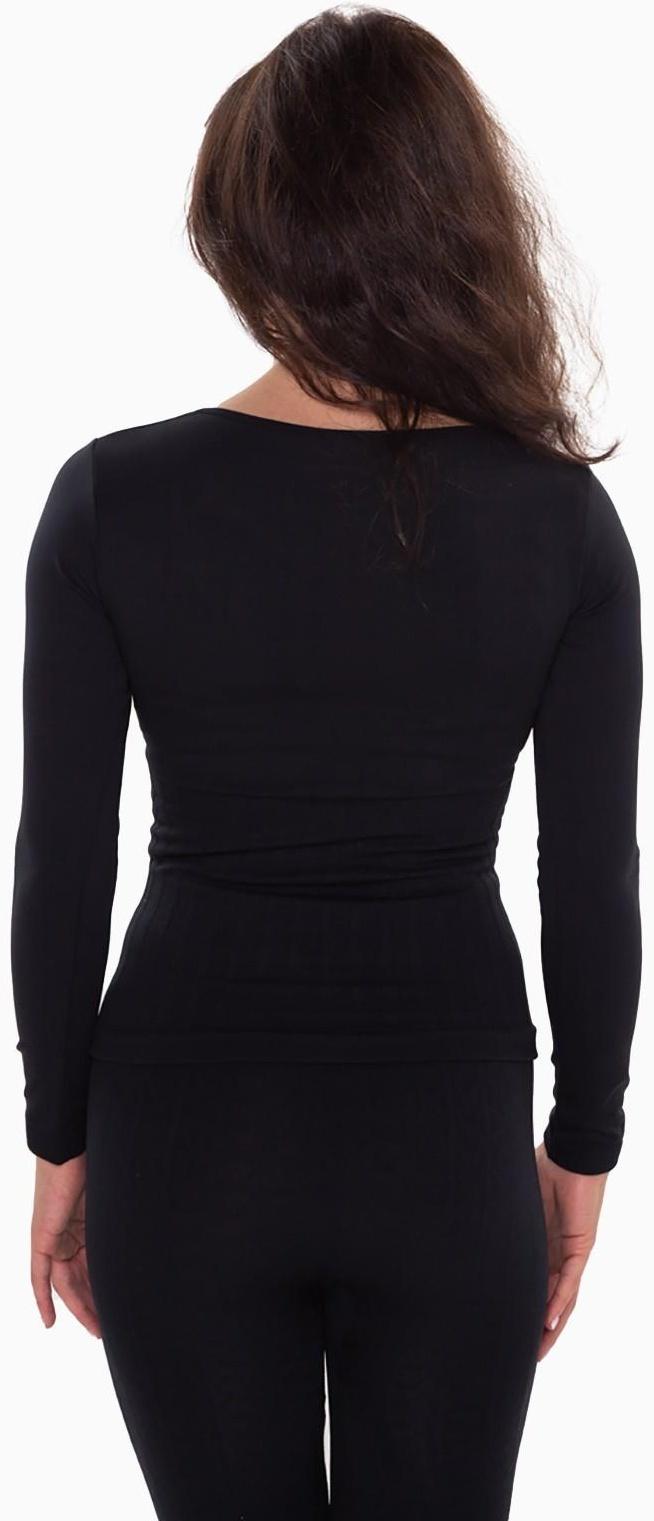 Термобельё женское НАЧЁС (лонгслив), цвет чёрный, размер 42-44 (S)