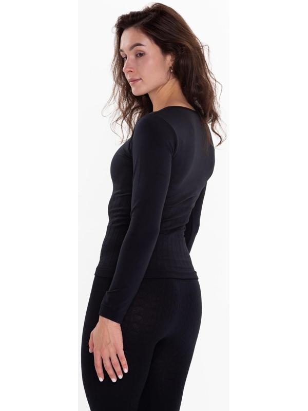 Термобельё женское НАЧЁС (лонгслив), цвет чёрный, размер 42-44 (S)