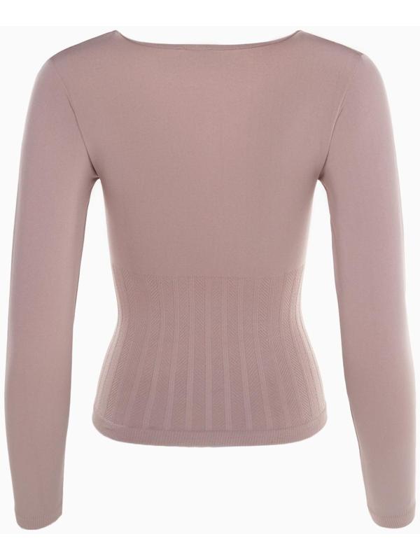 Термобельё женское (лонгслив), цвет бежевый, размер 52-54 (XL)