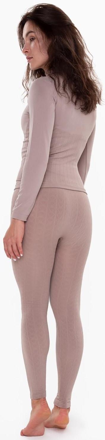 Термобельё женское (леггинсы), цвет бежевый, размер 42-44 (S)