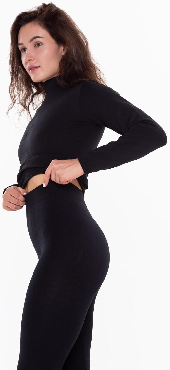 Термобельё женское НАЧЁС (леггинсы), цвет чёрный, размер 46-48 (М)