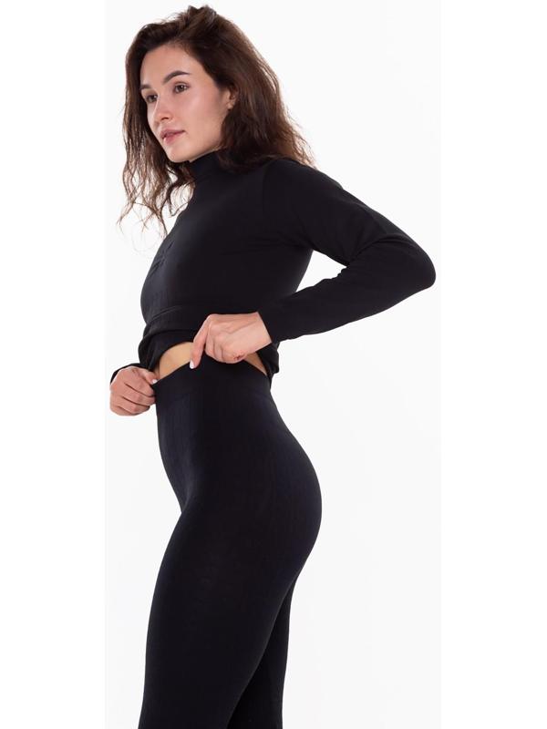 Термобельё женское НАЧЁС (леггинсы), цвет чёрный, размер 46-48 (М)