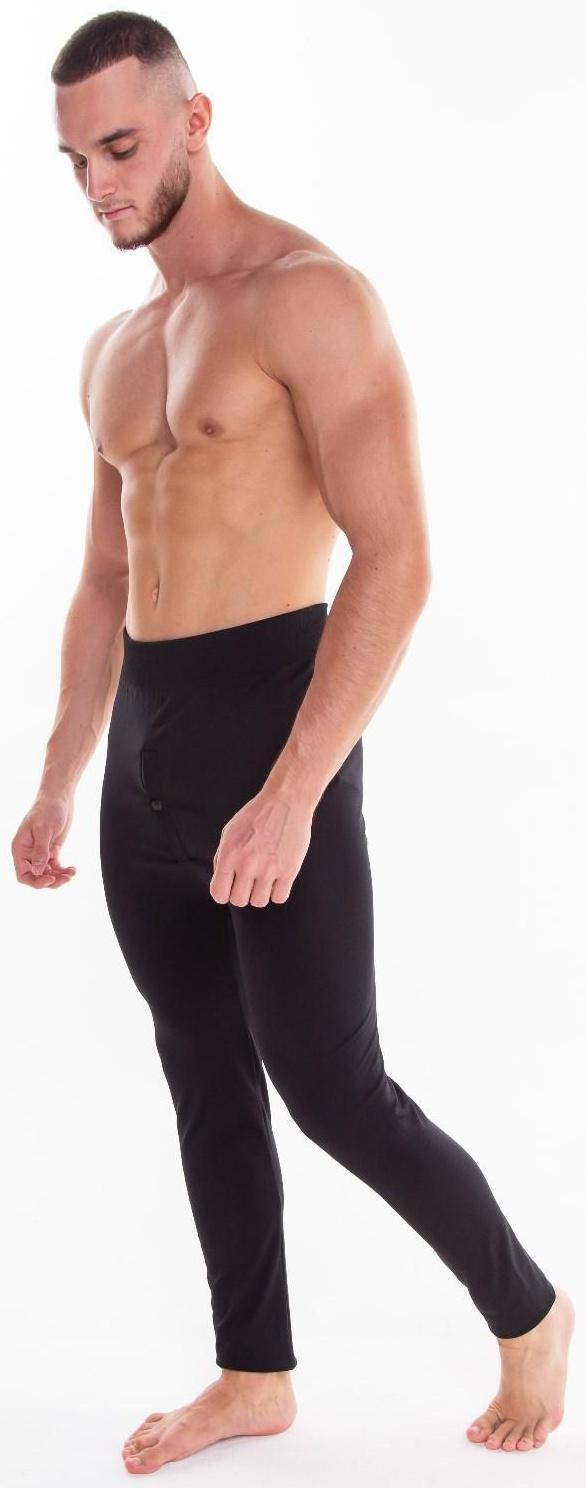 Термобельё мужское НАЧЁС (кальсоны), цвет чёрный, размер 52-54