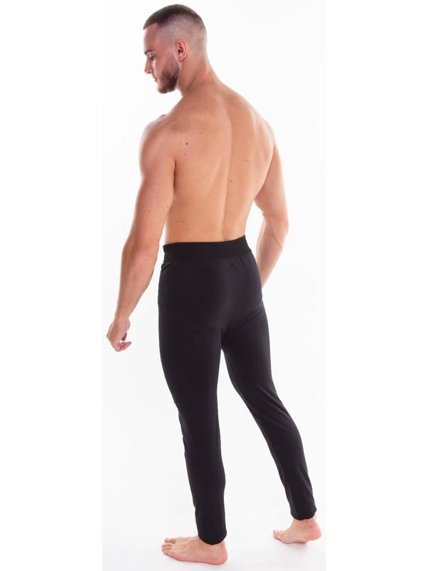 Термобельё мужское НАЧЁС (кальсоны), цвет чёрный, размер 52-54