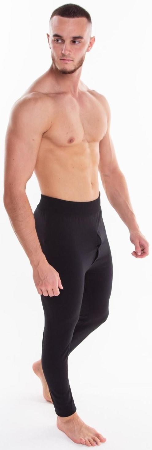 Термобельё мужское НАЧЁС (кальсоны), цвет чёрный, размер 54-56