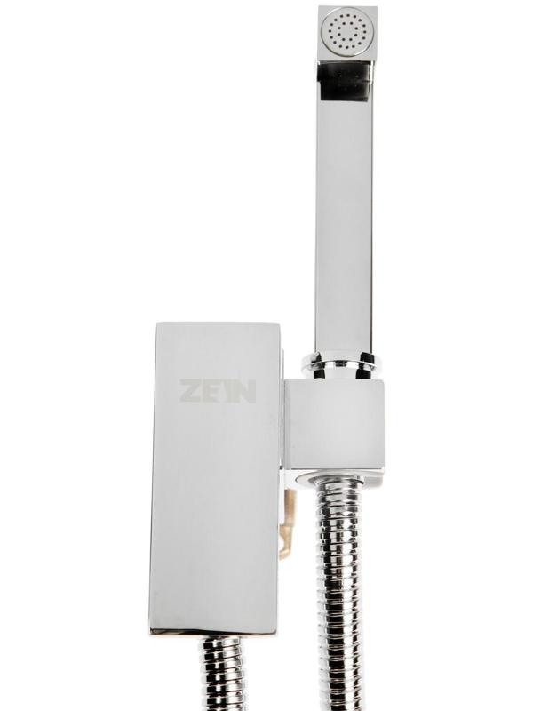 Смеситель с гигиеническим душем ZEIN, картридж керамика 35 мм, латунь, хром