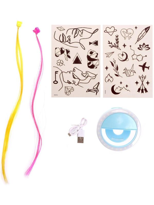 Портативный кольцевой светильник для селфи