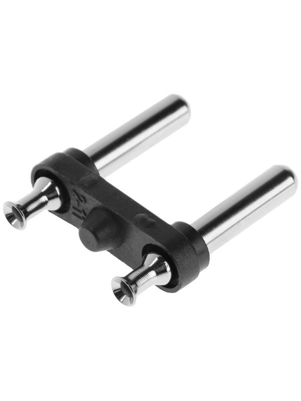 Арматура вилки, 16 А, 250 В, диам. штифта 4.8 мм, черная, набор (100 шт)