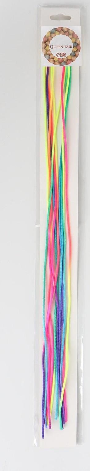 Нити для волос, 90 см, 5 шт, цвет МИКС