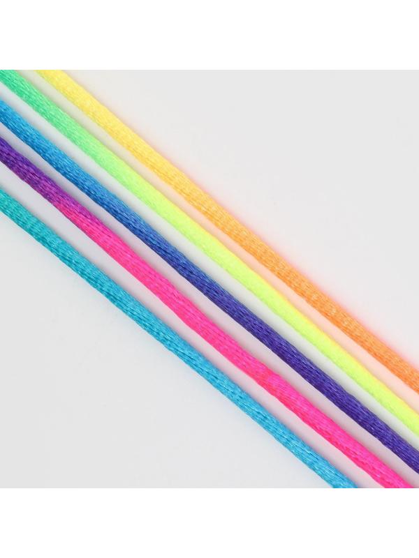 Нити для волос, 90 см, 5 шт, цвет МИКС