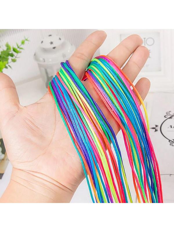 Нити для волос, 90 см, 5 шт, цвет МИКС