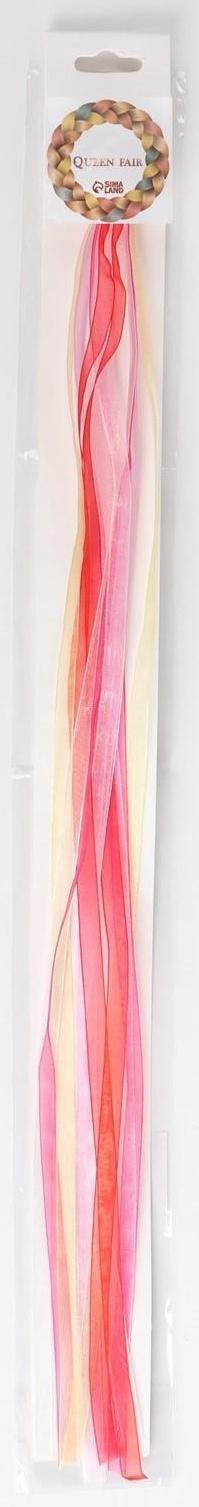 Нити для волос, 90 см, 6 шт, цвет МИКС