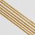 Нити для волос, 96 см, 6 шт, цвет золотистый