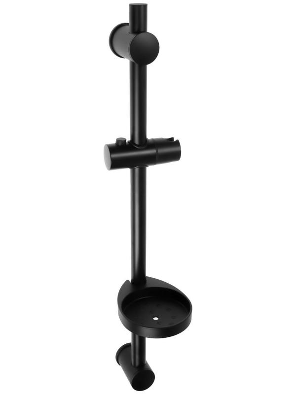 Душевая стойка ZEIN F01, с мыльницей и держателем, черная