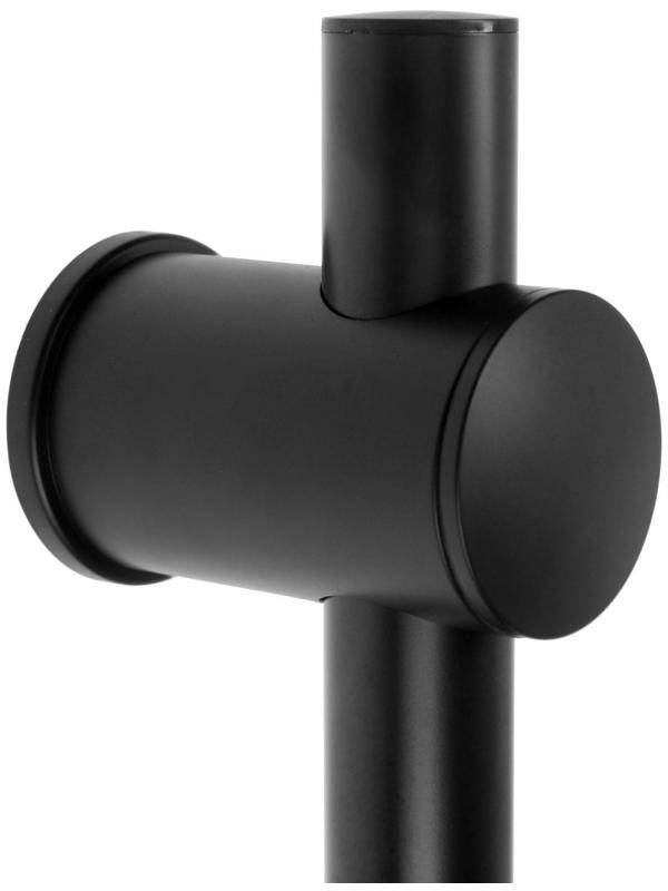 Душевая стойка ZEIN F01, с мыльницей и держателем, черная