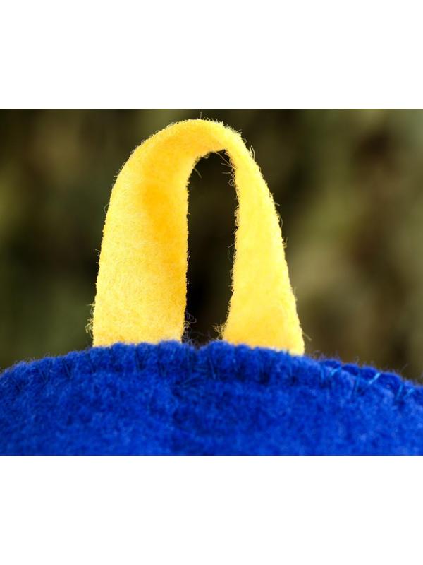 Шапка для бани с аппликацией 