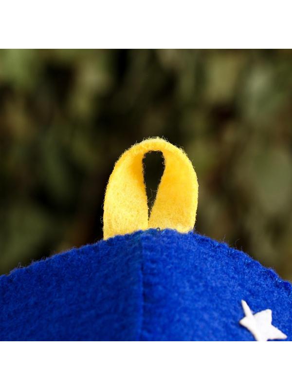 Шапка для бани с аппликацией 