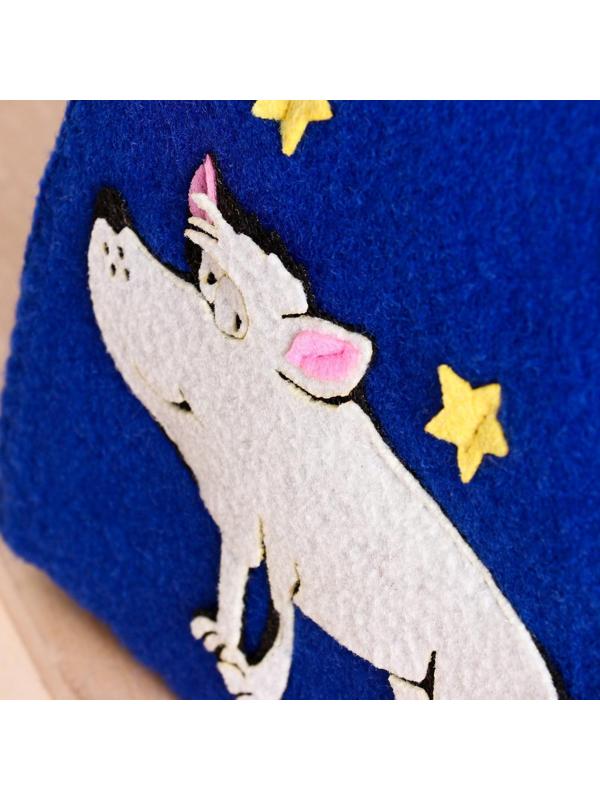 Шапка для бани с аппликацией 