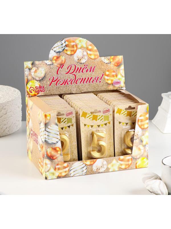 Шоу-бокс со свечами для торта 